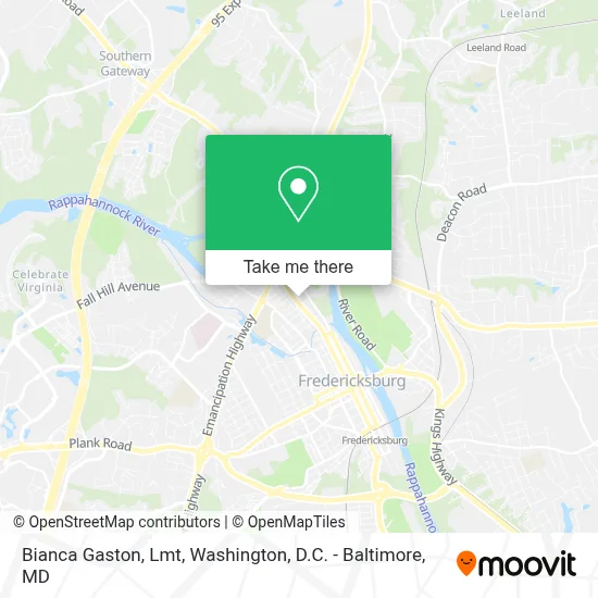 Bianca Gaston, Lmt map