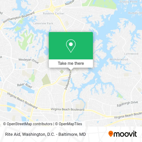 Rite Aid map