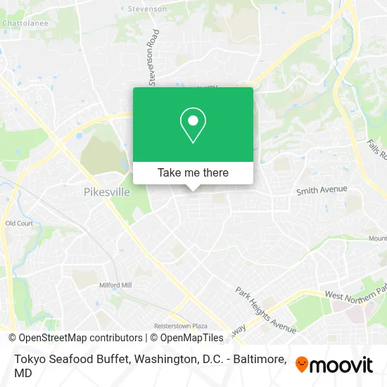 Tokyo Seafood Buffet map