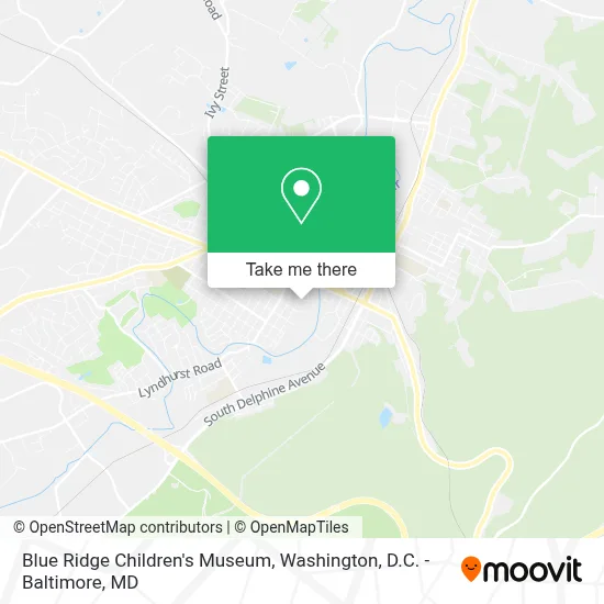 Blue Ridge Children's Museum map