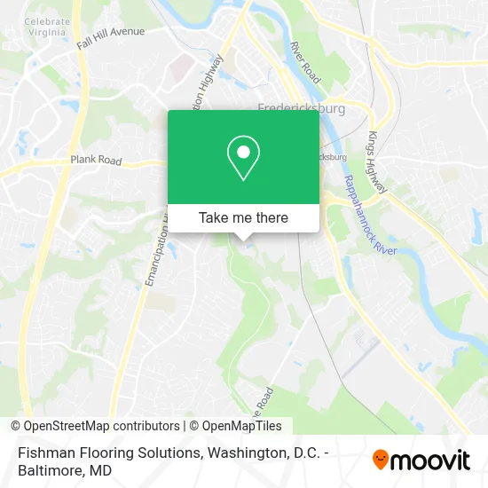 Fishman Flooring Solutions map
