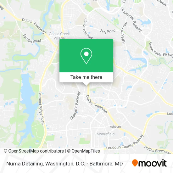 Numa Detailing map