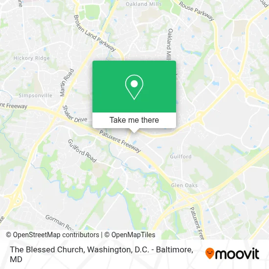 The Blessed Church map