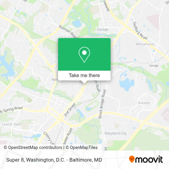 Super 8 map