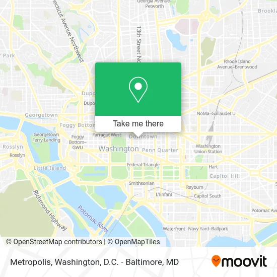 Metropolis map