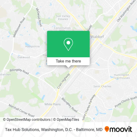 Tax Hub Solutions map