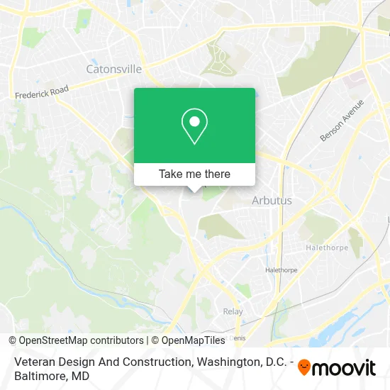 Veteran Design And Construction map