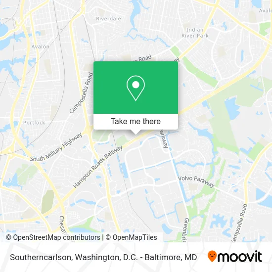 Southerncarlson map