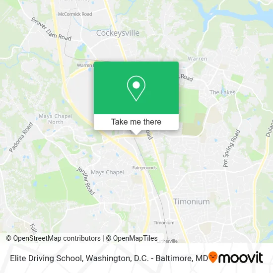 Elite Driving School map