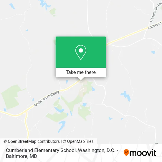 Cumberland Elementary School map