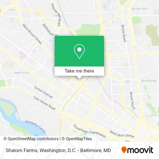 Shalom Farms map