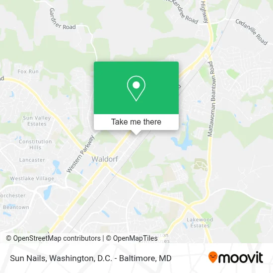 Sun Nails map