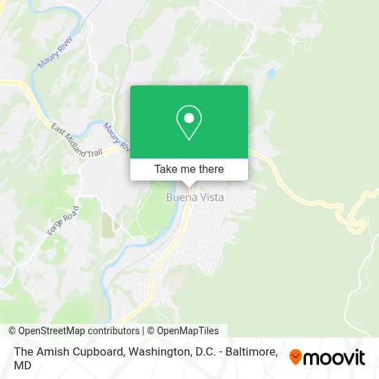 The Amish Cupboard map