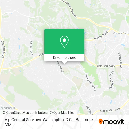 Vip General Services map
