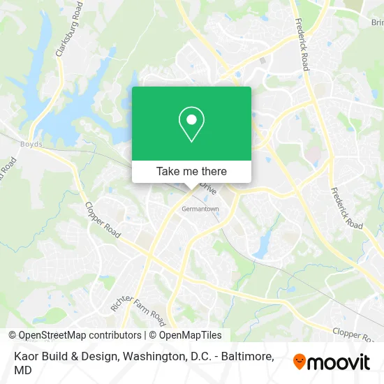 Kaor Build & Design map