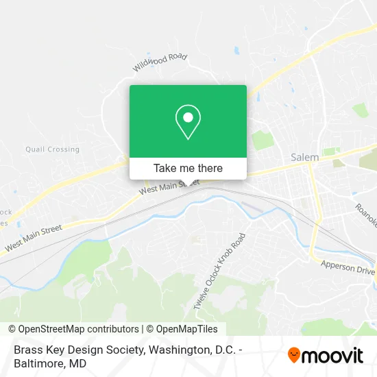 Brass Key Design Society map