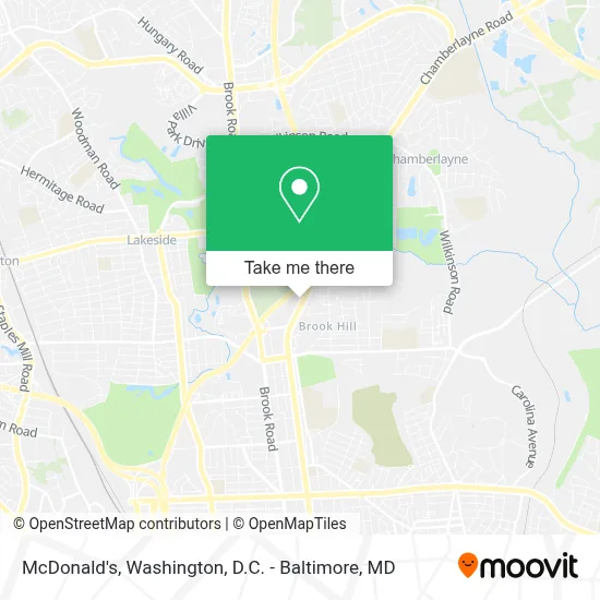 Mcdonald's map