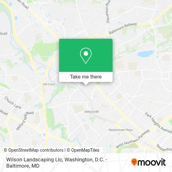 Wilson Landscaping Llc map