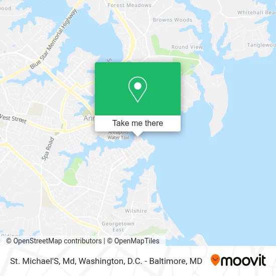 St. Michael'S, Md map
