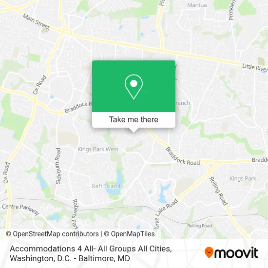 Accommodations 4 All- All Groups  All Cities map