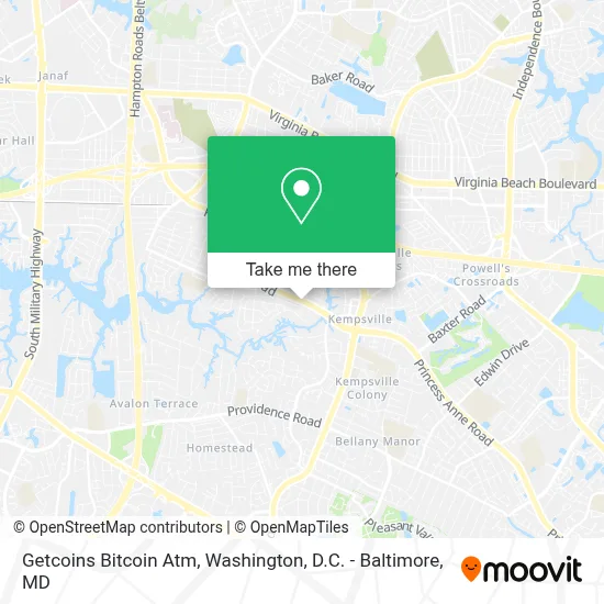 Getcoins Bitcoin Atm map