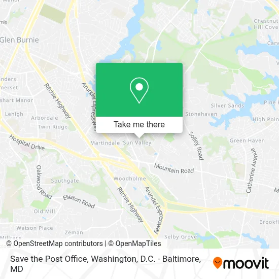 Save the Post Office map