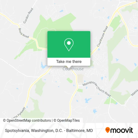 Spotsylvania map
