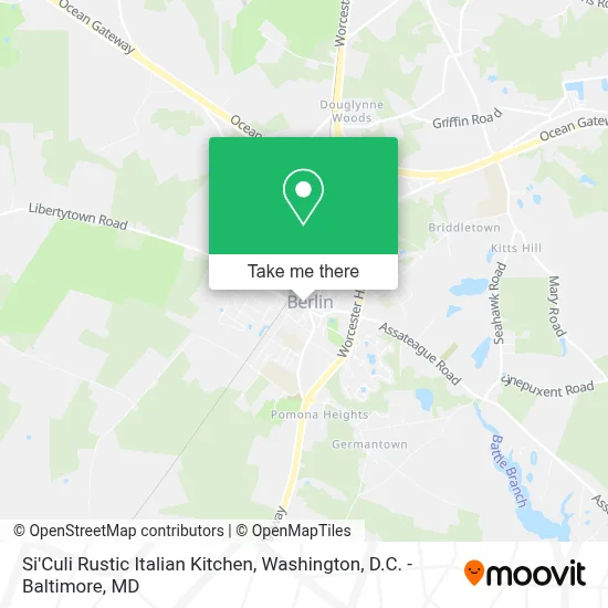 Si'Culi Rustic Italian Kitchen map