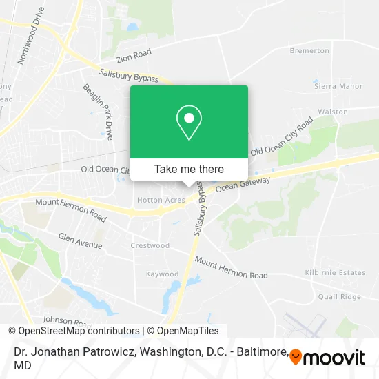 Dr. Jonathan Patrowicz map
