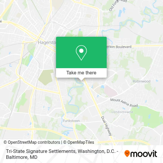 Tri-State Signature Settlements map