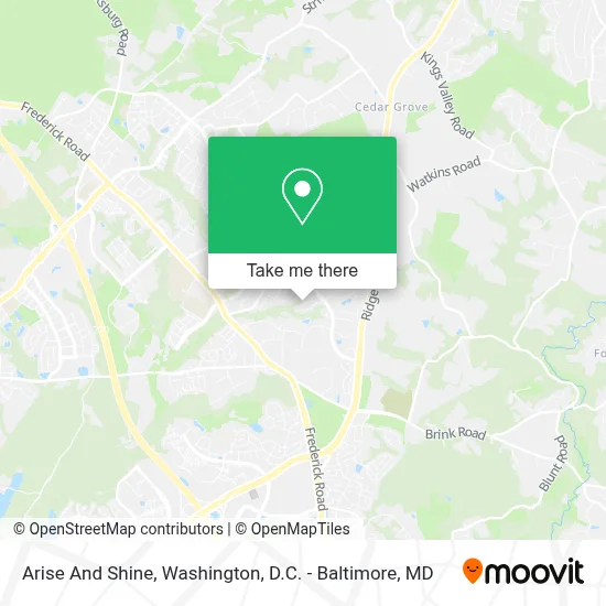 Arise And Shine map