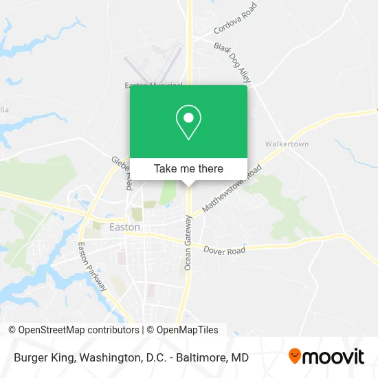 Burger King map