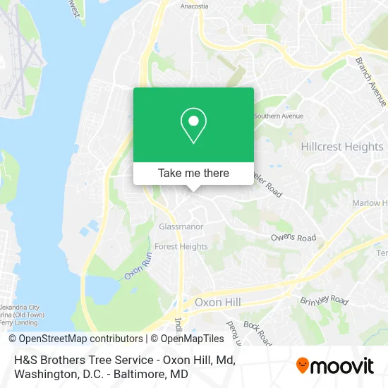 H&S Brothers Tree Service - Oxon Hill, Md map