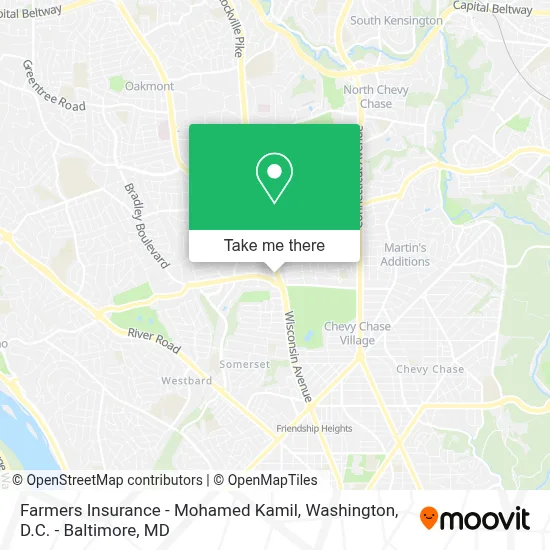 Farmers Insurance - Mohamed Kamil map
