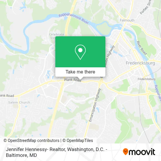 Jennifer Hennessy- Realtor map
