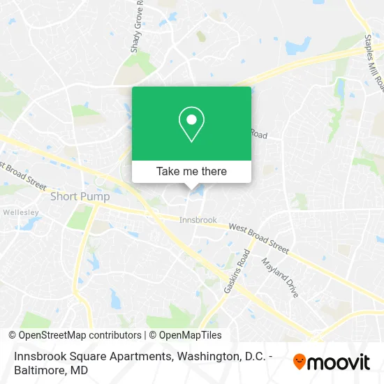 Innsbrook Square Apartments map