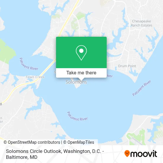 Solomons Circle Outlook map