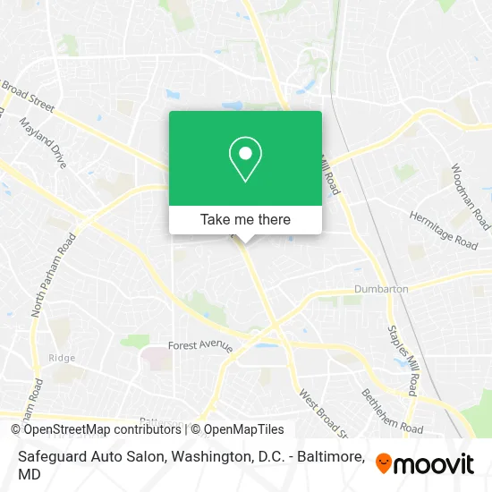 Safeguard Auto Salon map