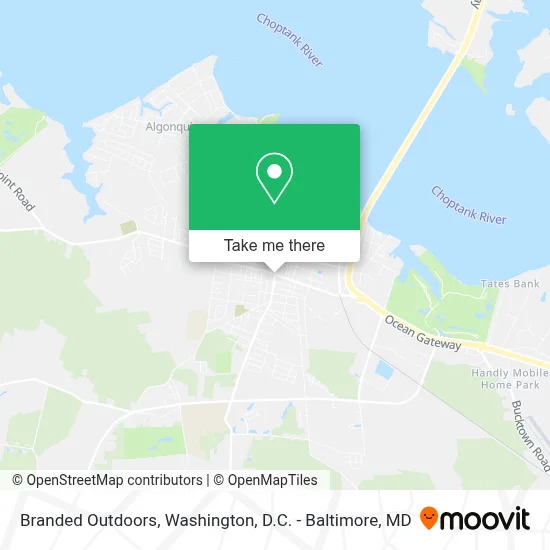 Branded Outdoors map