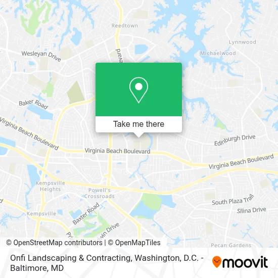 Onfi Landscaping & Contracting map