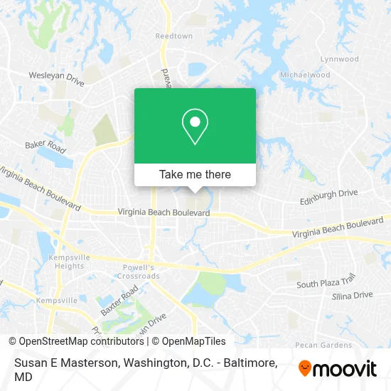 Susan E Masterson map