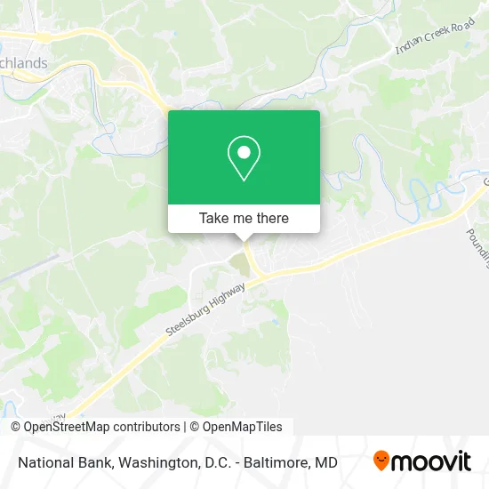 National Bank map