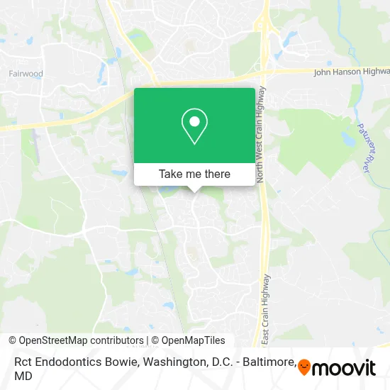 Rct Endodontics Bowie map
