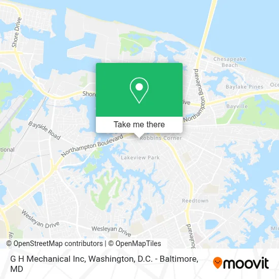 G H Mechanical Inc map