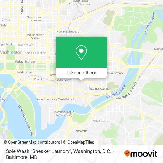 Sole Wash "Sneaker Laundry" map