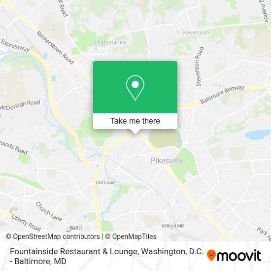 Fountainside Restaurant & Lounge map