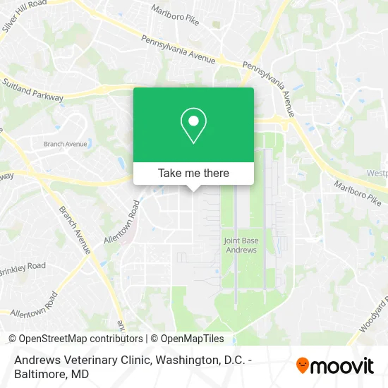 Andrews Veterinary Clinic map