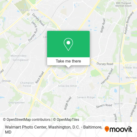 Walmart Photo Center map