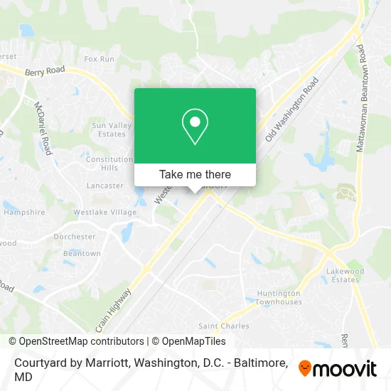 Courtyard by Marriott map