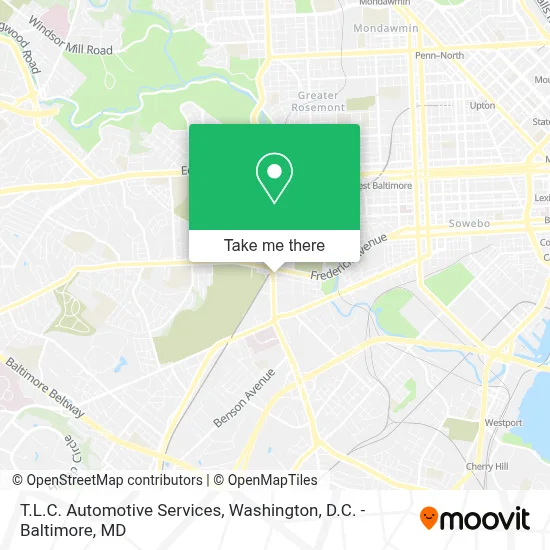 T.L.C. Automotive Services map